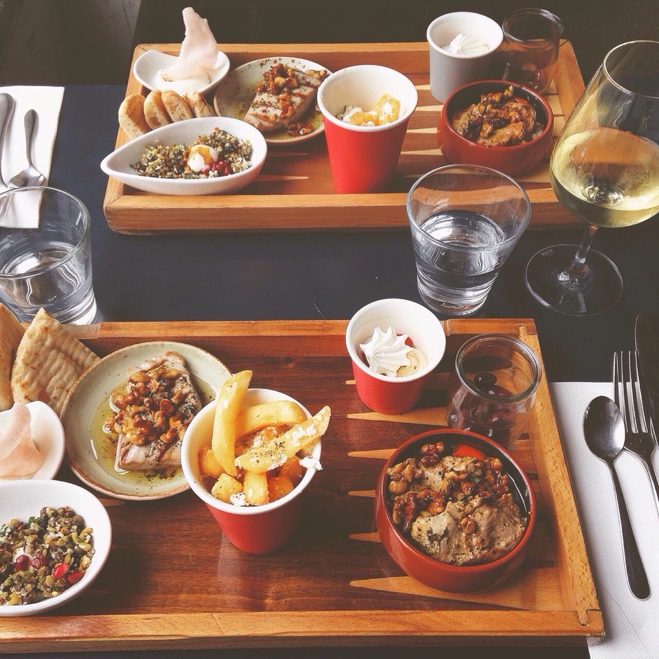 Almoço no Gazi, em Melbourne