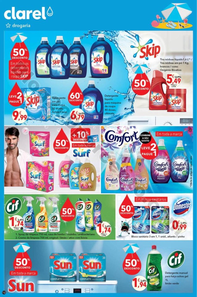 Antevisão Folheto CLAREL Promoções de 28 junho 
