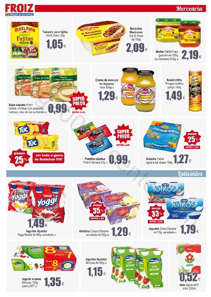 Novo Folheto FROIZ Promoções até 23 março p3.j