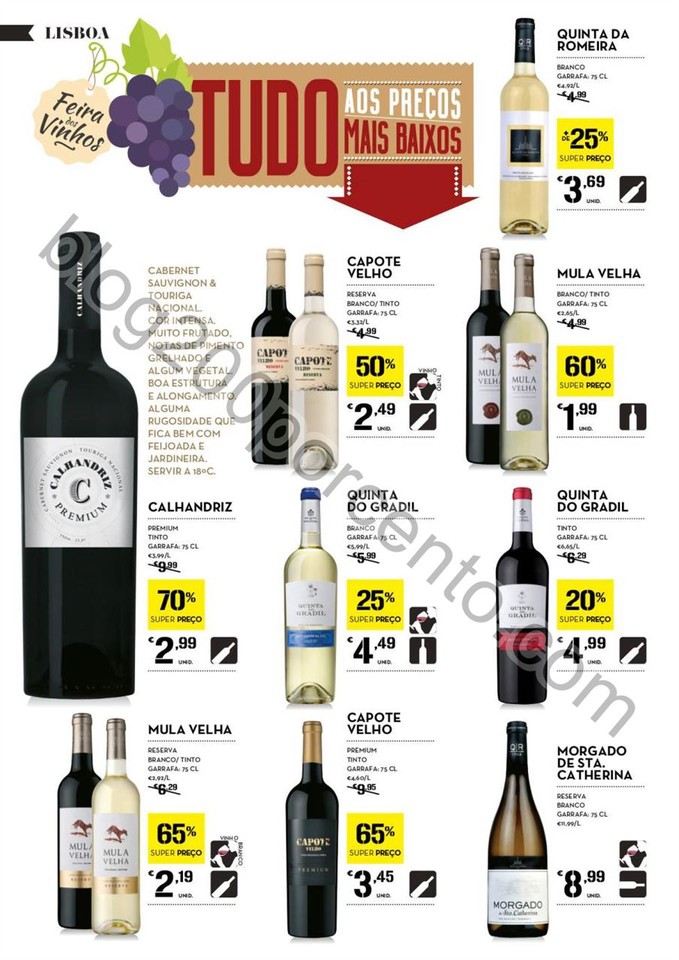 Antevisão Folheto CONTINENTE Vinhos promoções d