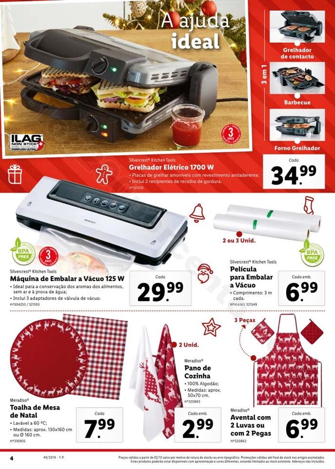 Antevisão Folheto LIDL Promoções de 2 a 8 dezem