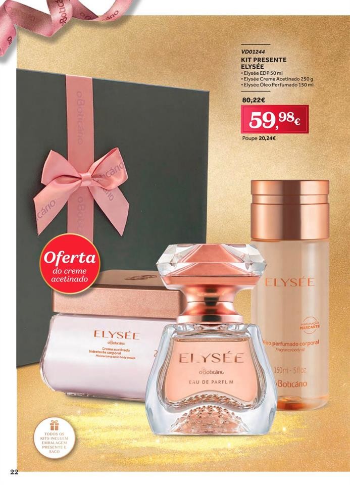 Antevisão Folheto BOTICÁRIO Natal promoções de
