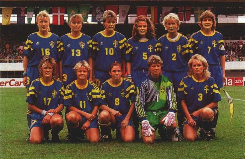 Pia Sundhage (7) no Mundial-1991 Pia Sundhage (7) no Mundial-1991