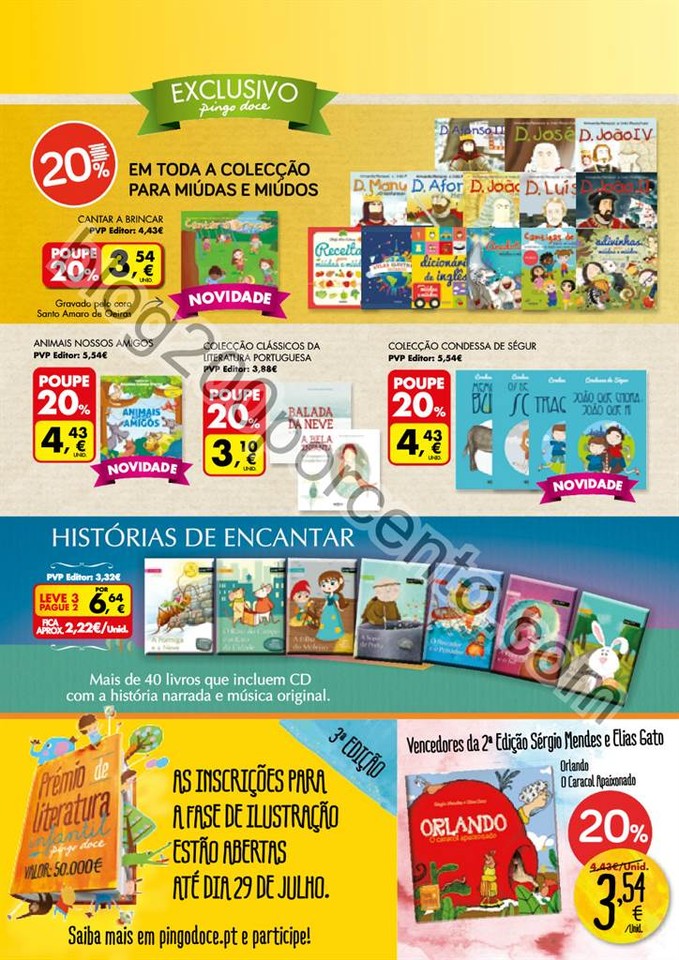 Antevisão Folheto PINGO DOCE feira do Livro de 23