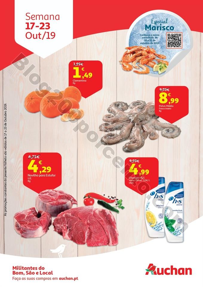 Antevisão Folheto AUCHAN promoções de 17 a 23 o