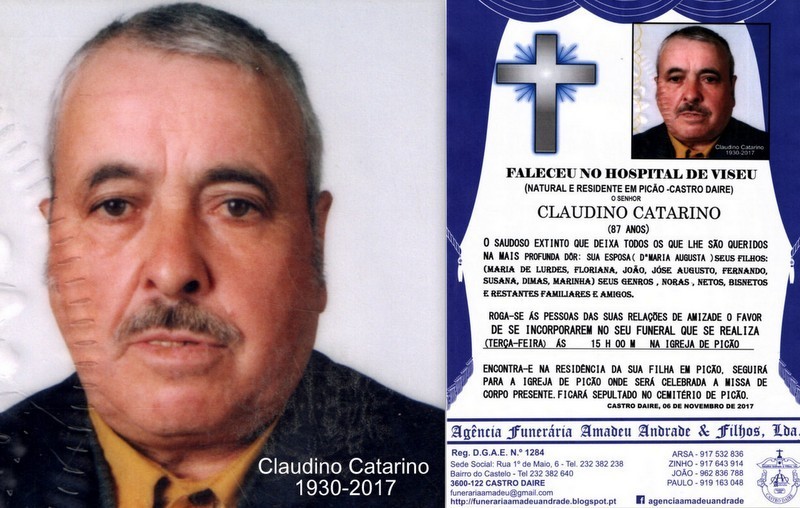 FOTO E RIP  DE CLAUDINO CATARINO-87 ANOS.jpg