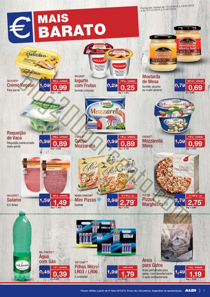Antevisão Folheto ALDI Semana Natal - Ano novo a 