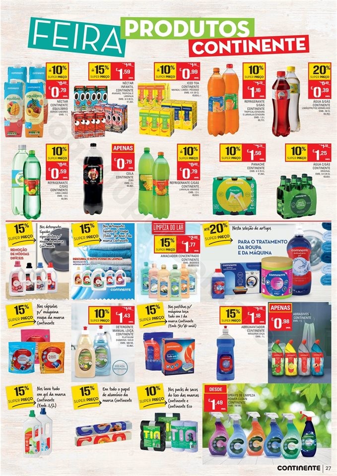 Antevisão Folheto CONTINENTE Promoções de 26 fe