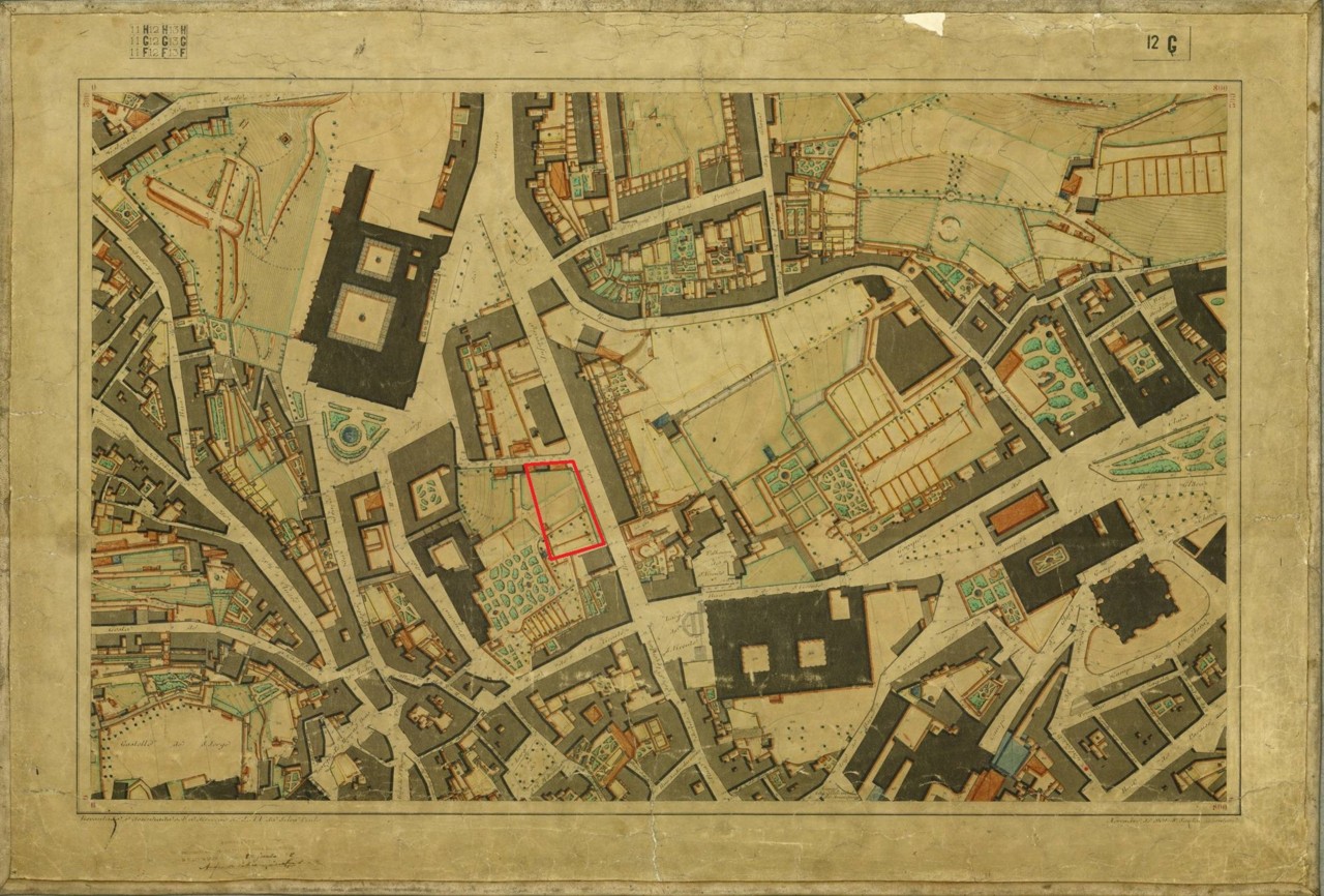 Planta Topográfica de Lisboa 12 G, 1909, de Alber Planta Topográfica de Lisboa 12 G, 1909, de Alber