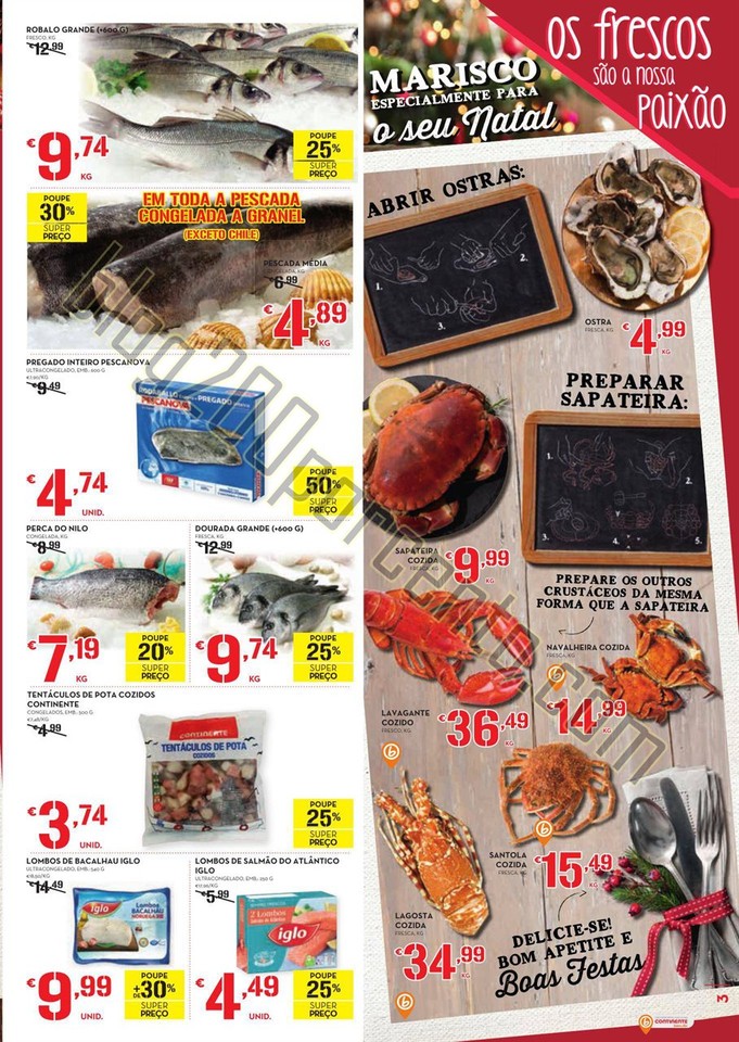 Antevisão Folheto CONTINENTE Semana Natal Promoç
