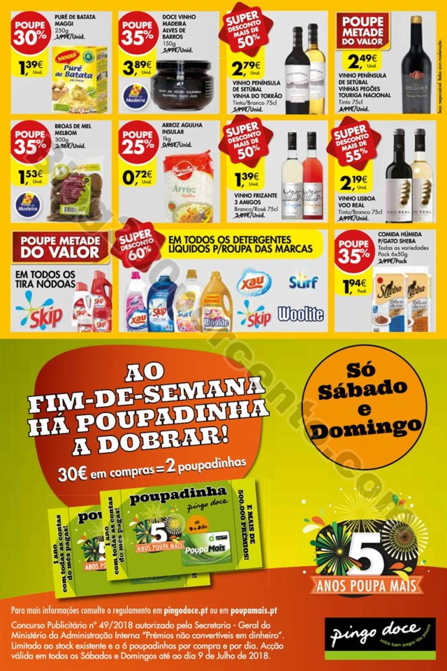 Pingo Doce Fim de semana madeira 28 junho a 1 julh