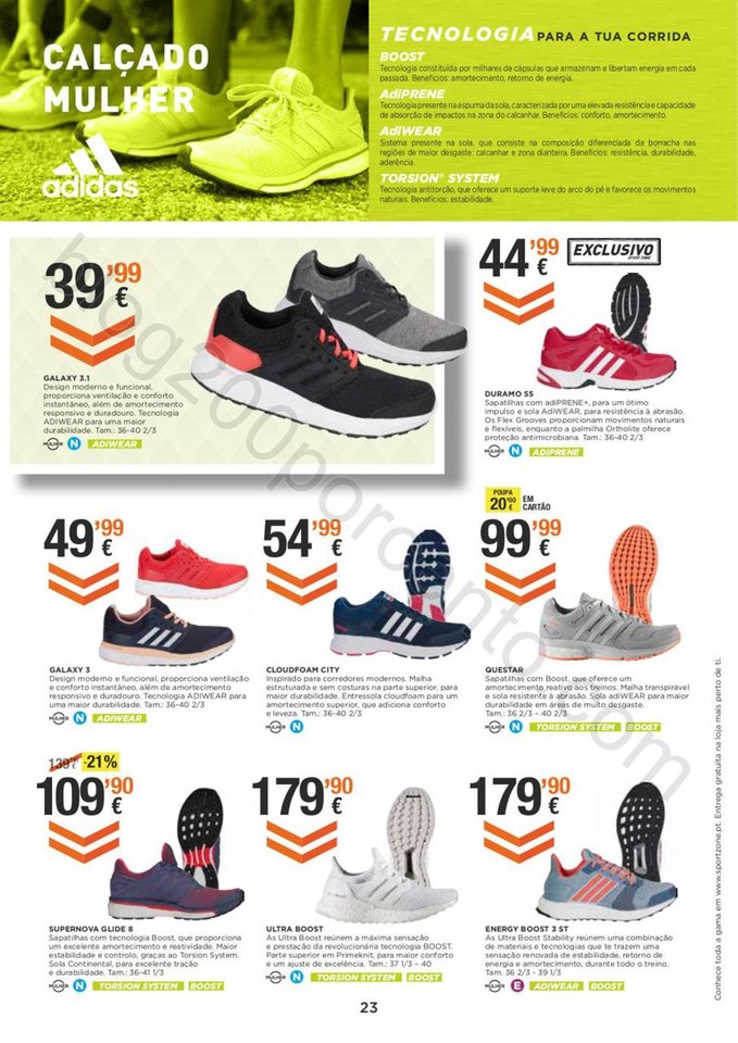 Antevisão Folheto SPORT ZONE Promoções de 23 fe