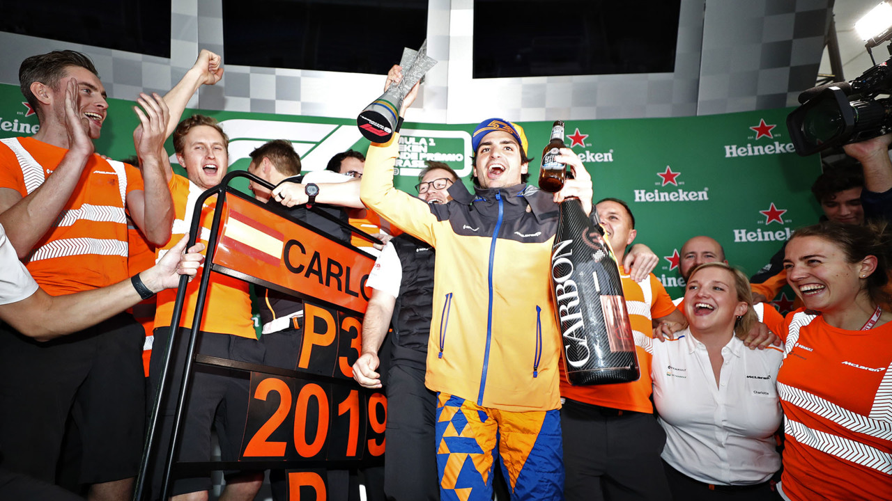 Carlos Sainz levou Pedro Fragoso ao rubro