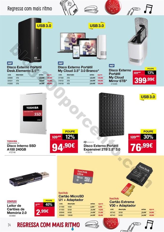 01 antevisão Folheto STAPLES Tecnologia 7 a 26 se
