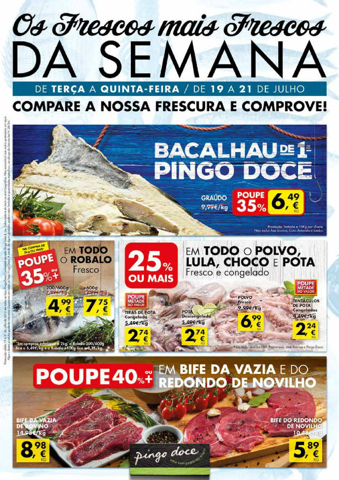 Antevisão Folheto PINGO DOCE Frescos Promoções 