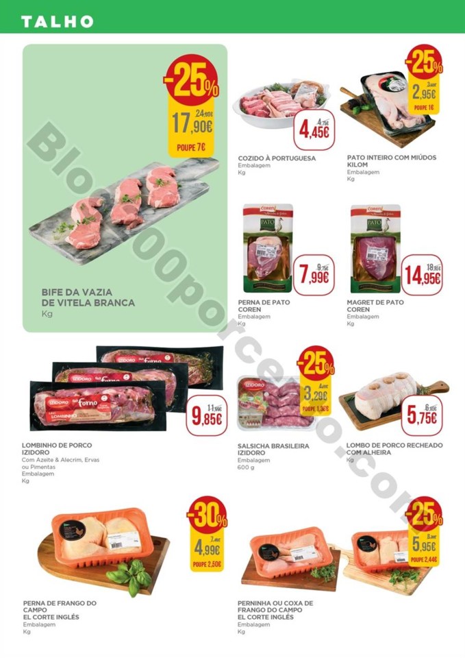 Antevisão Folheto EL CORTE INGLÉS Promoções de