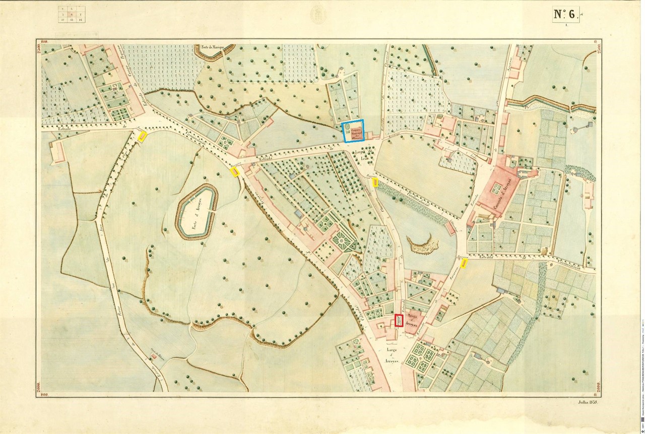 Atlas da carta topográfica de Lisboa,  n.º 6, 18