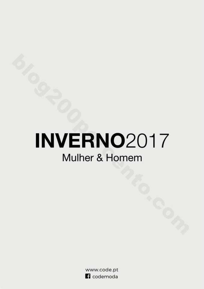 Antevisão Folheto CODE - PINGO DOCE Moda inverno 