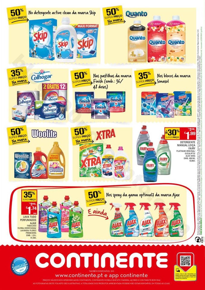 Antevisão folheto CONTINENTE Grandes Marcas 3 out
