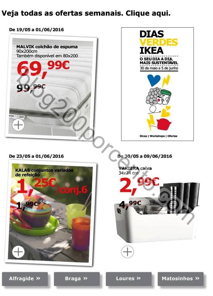 Antevisão Folheto IKEA Promoções de 19 maio a 9