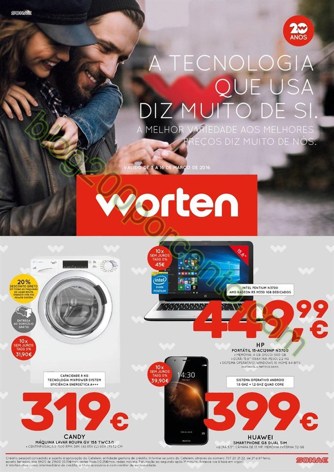Novo Folheto WORTEN promoções de 3 a 16 março p