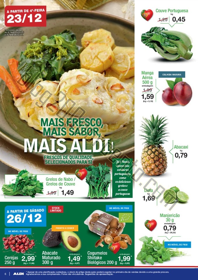 Antevisão Folheto ALDI Semana Natal - Ano novo a 