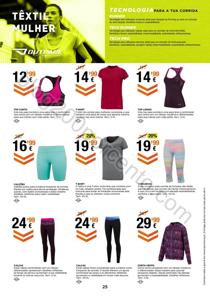 Novo Folheto SPORT ZONE Running de 14 setembro a 1