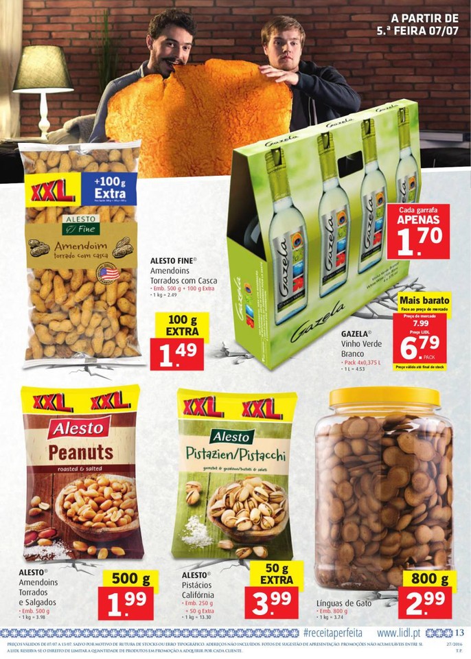 Antevisão Folheto LIDL Promoções de 7 a 13 julh