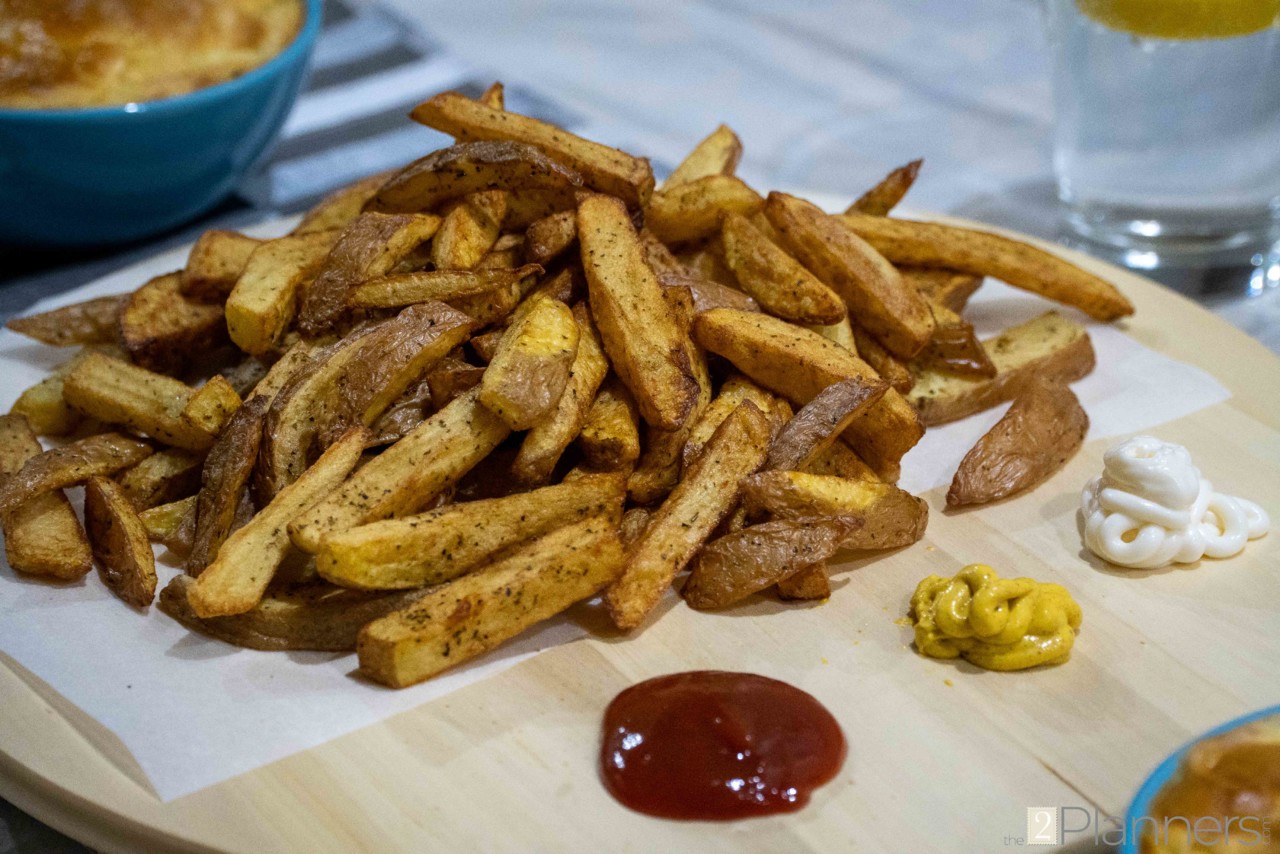 Homemade Seasoned Rustic French Fries Recipe - The2Planners