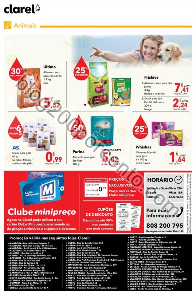 Antevisão Folheto CLAREL promoções de 19 maio a