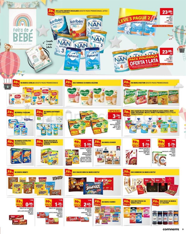 Antevisão folheto CONTINENTE Promoções de 12 a 