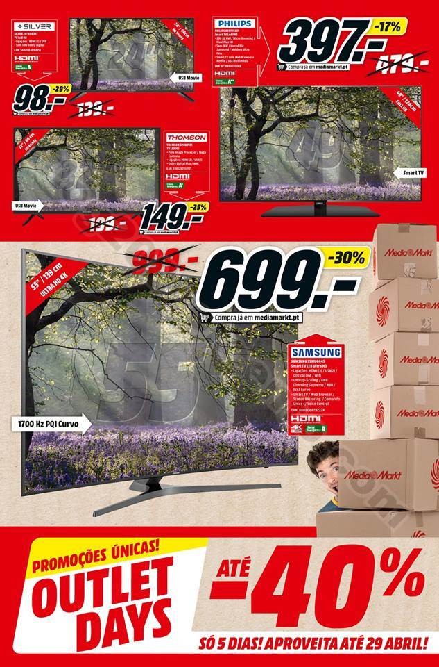Antevisão Folheto MEDIA MARKT Outlet promoções 