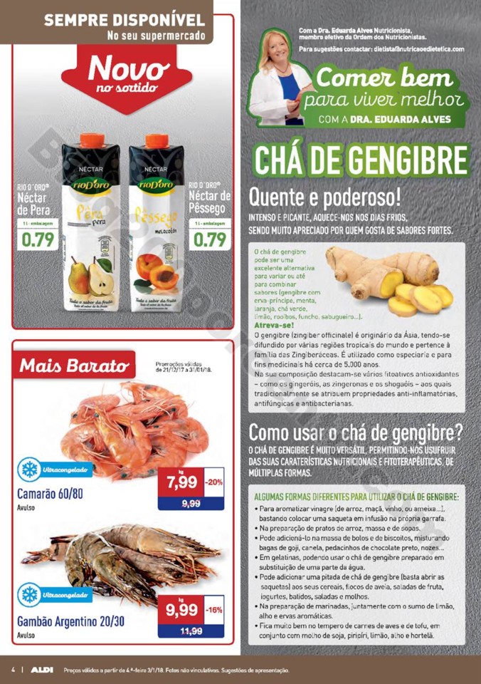 Antevisão Folheto ALDI Promoções a partir de 3 