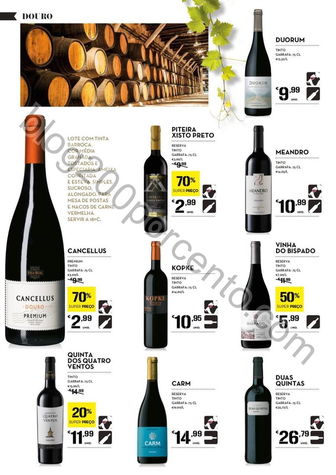 Antevisão Folheto CONTINENTE Vinhos promoções d
