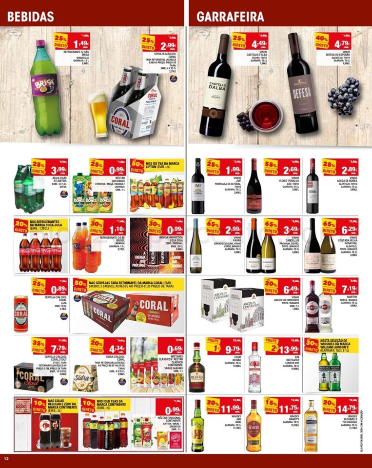 Antevisão folheto CONTINENTE Promoções de 12 a 