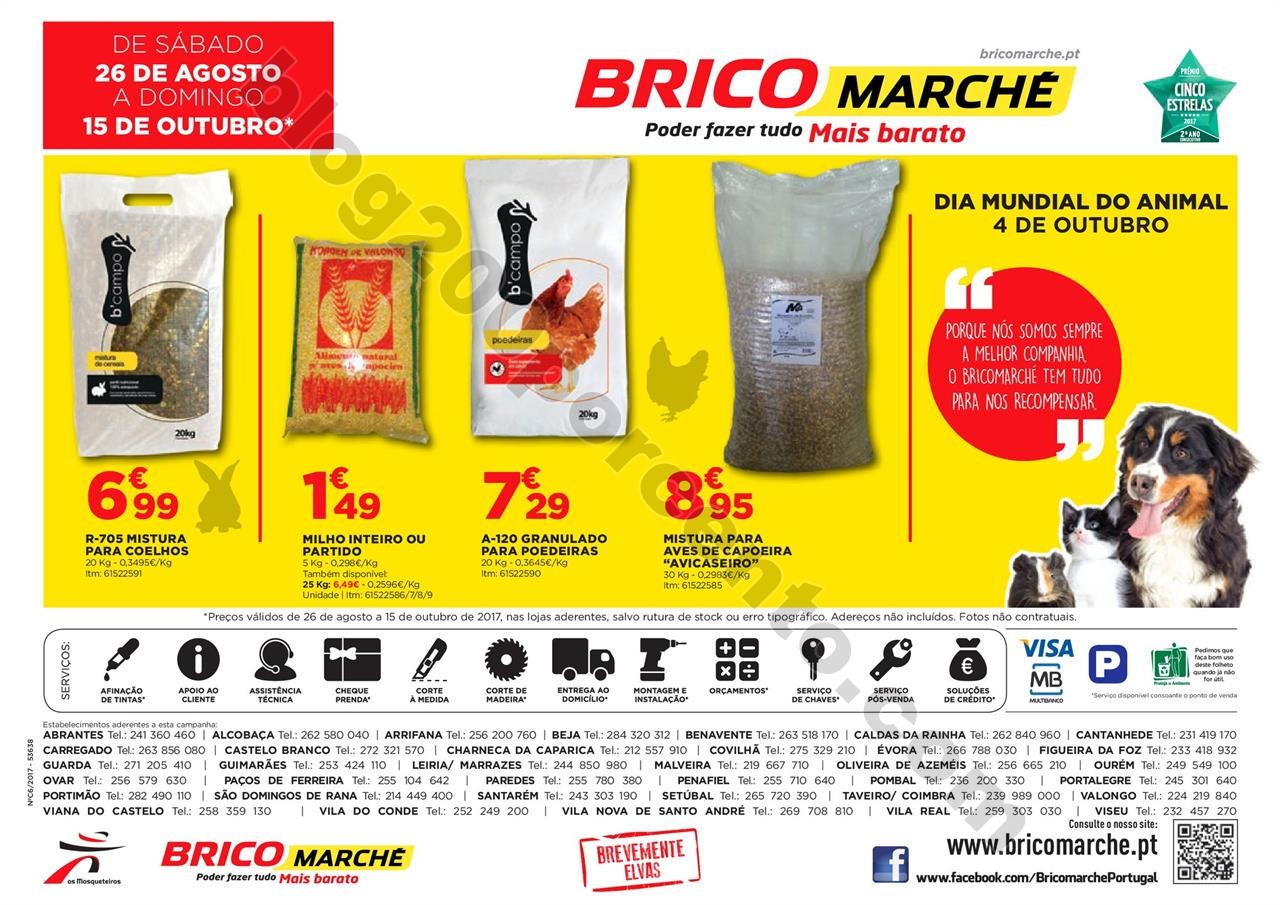 Novo Folheto BRICOMARCHÉ promoções até 15 outu
