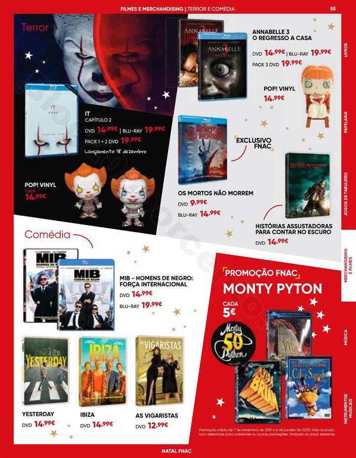 Antevisão Folheto FNAC Natal Promoções até 6 j