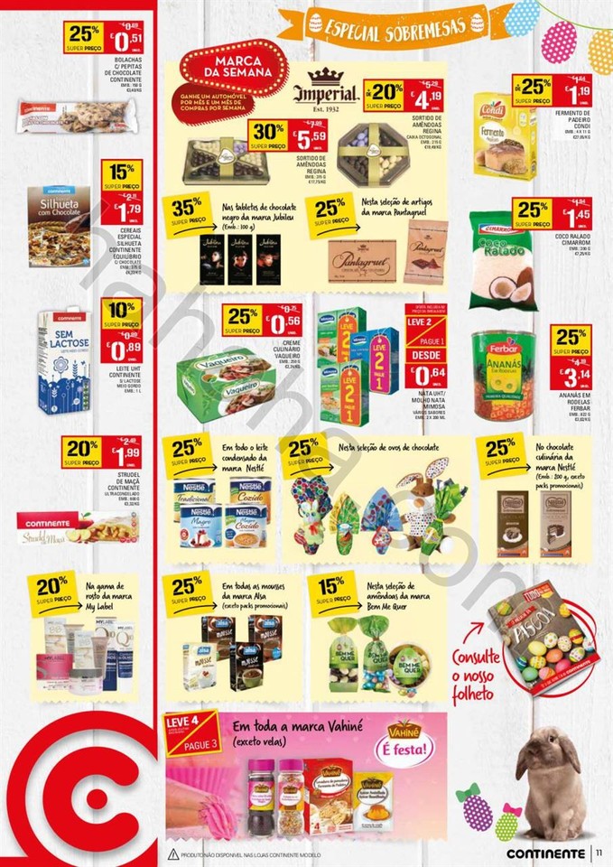 Antevisão Folheto CONTINENTE Promoções de 11 a 