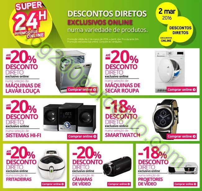Antevisão 24 horas de descontos RADIO POPULAR dia