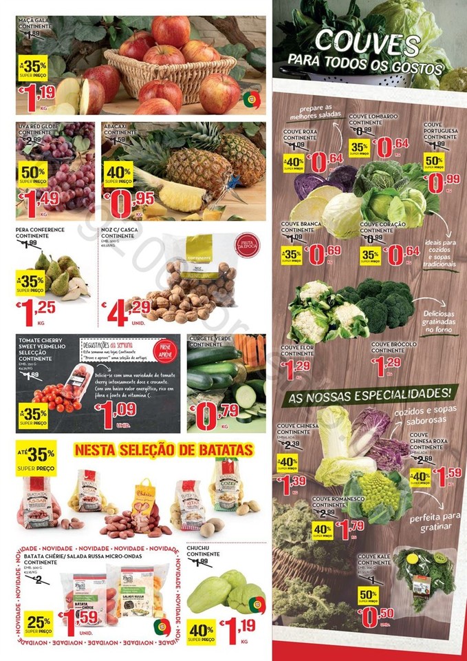Antevisão folheto CONTINENTE Promoções de 18 a 