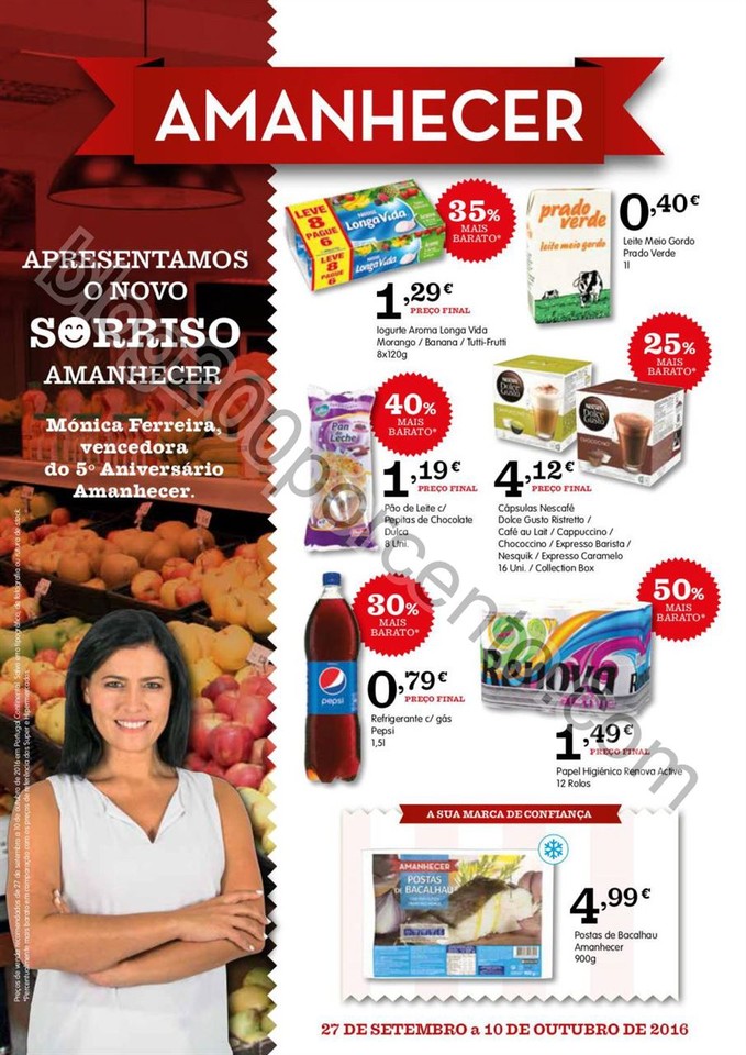 Antevisão folheto AMANHECER Promoções de 27 set