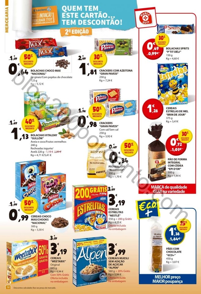 Antevisão Folheto E-LECLERC Promoções de 27 set