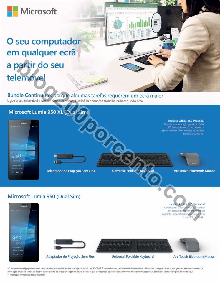 Antevisão Folheto WORTEN Mobile promoções de 9 