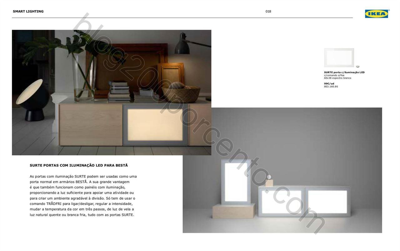 Antevisão Folheto IKEA Smart Lighting promoções