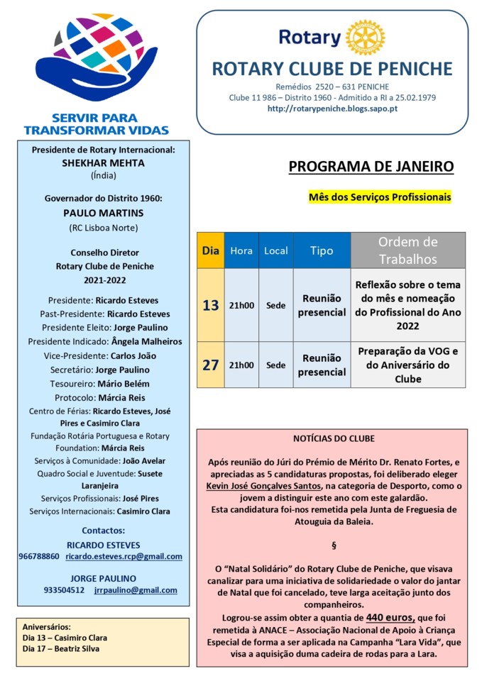 Programa de janeiro do Rotary Clube de Peniche _pa