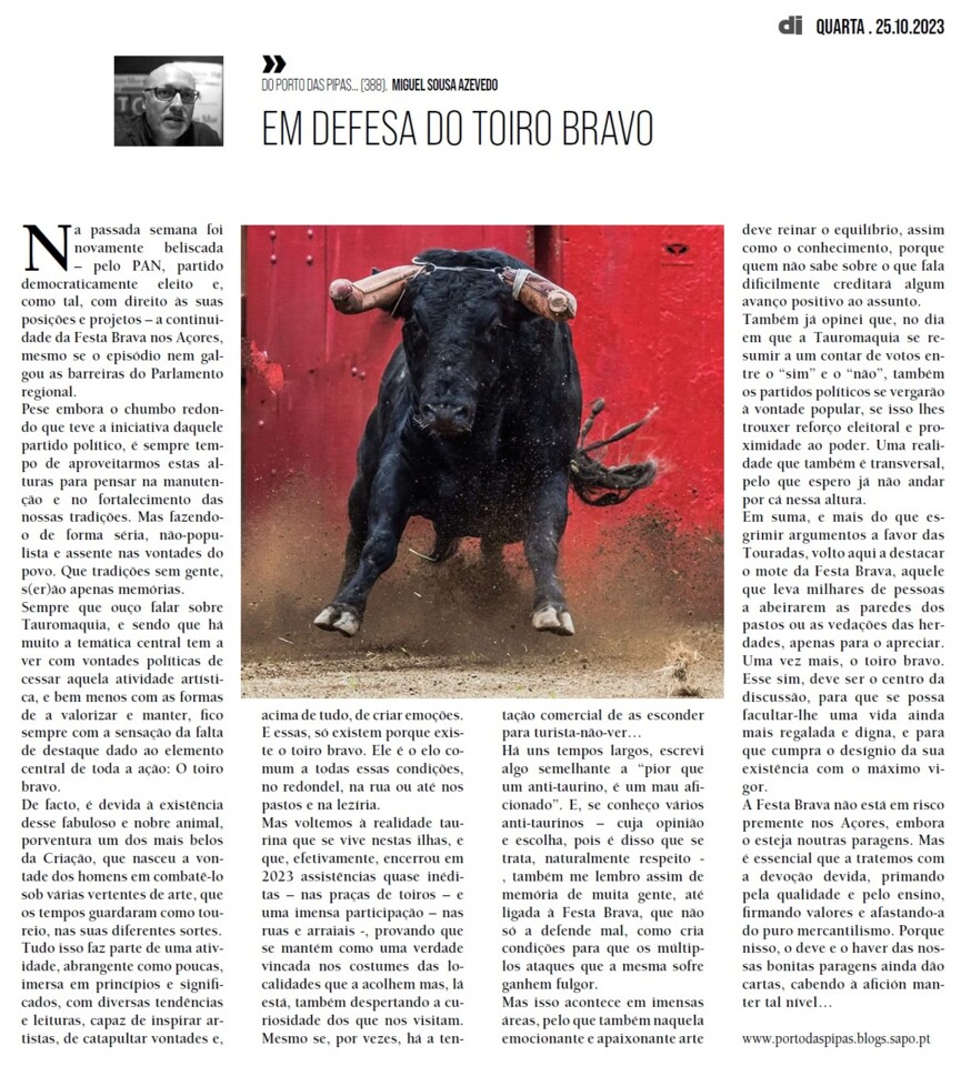 166 Em defesa do Toiro Bravo - DI 25OUT23.jpg
