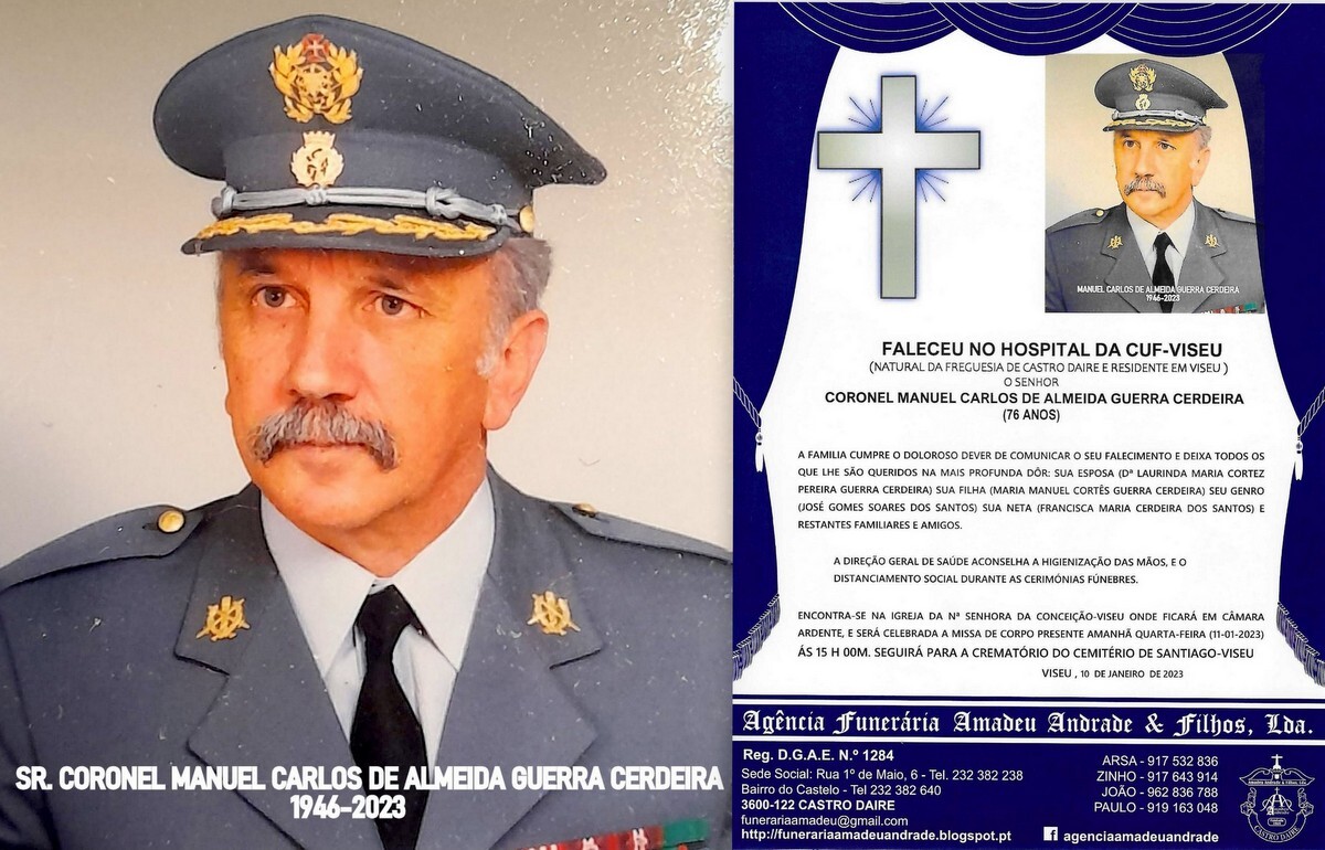 FOTO RIP DO SR-CORONEL MANUEL CARLOS DE ALMEIDA GU