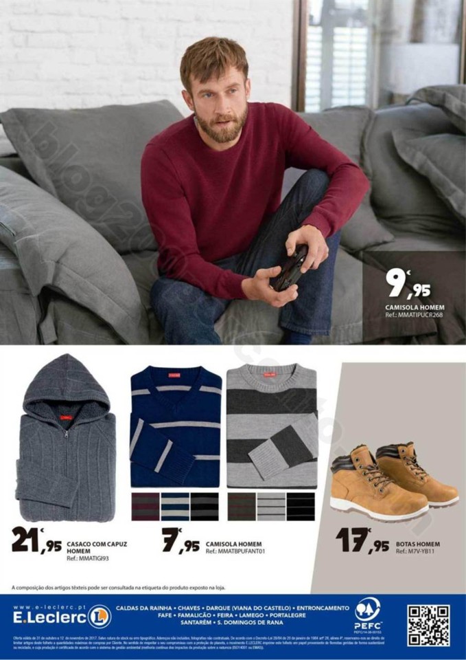 Antevisão Folheto E-LECLERC Moda promoções de 3