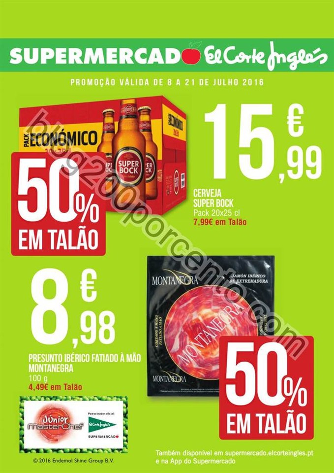 Antevisão Folheto EL CORTE INGLÉS Promoções de