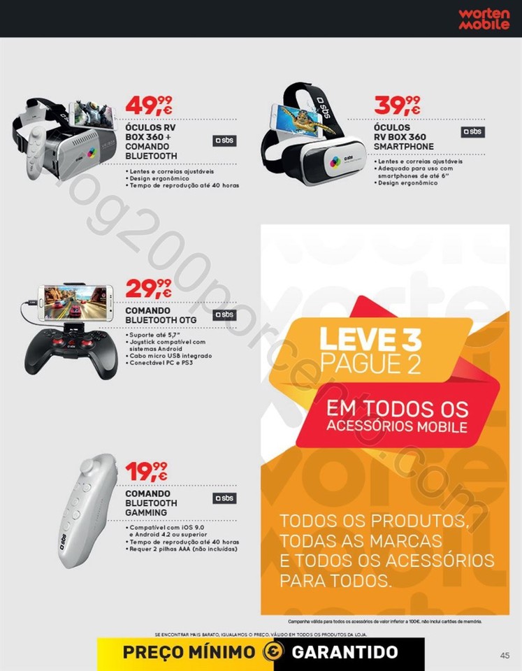 Novo Folheto WORTEN Mobile Promoções até 8 mar